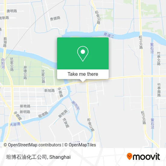 坦博石油化工公司 map