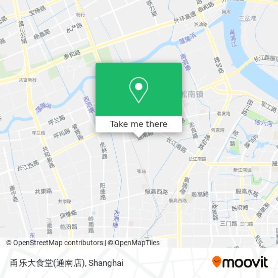 甬乐大食堂(通南店) map