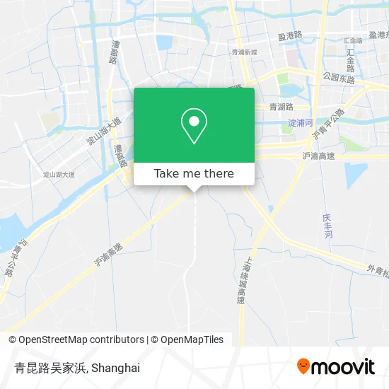 青昆路吴家浜 map