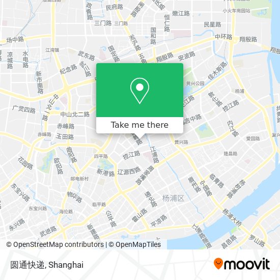 圆通快递 map