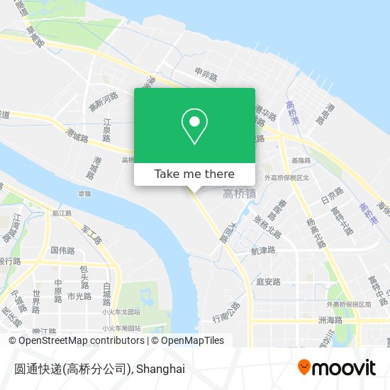 圆通快递(高桥分公司) map