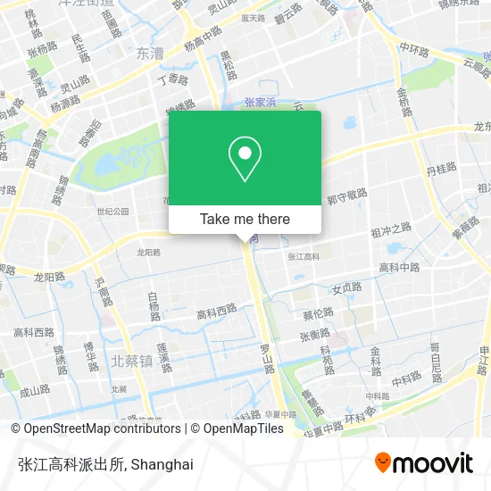 张江高科派出所 map