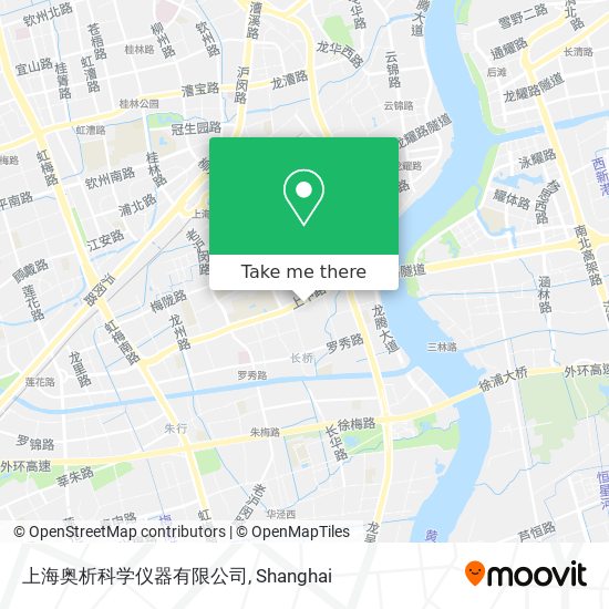 上海奥析科学仪器有限公司 map