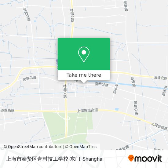 上海市奉贤区青村技工学校-东门 map