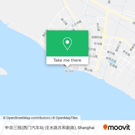 申崇三线(西门汽车站-汶水路共和新路) map