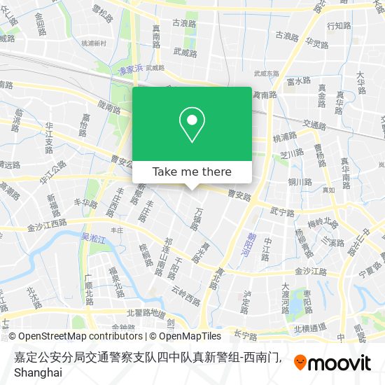 嘉定公安分局交通警察支队四中队真新警组-西南门 map