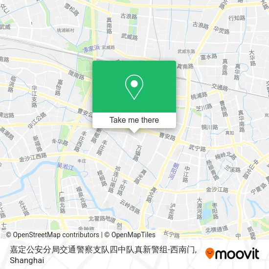 嘉定公安分局交通警察支队四中队真新警组-西南门 map