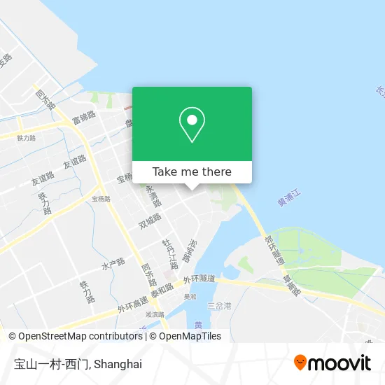 宝山一村-西门 map