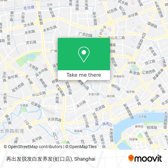 再出发脱发白发养发(虹口店) map