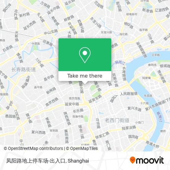 凤阳路地上停车场-出入口 map