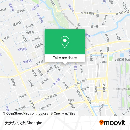 天天乐小炒 map