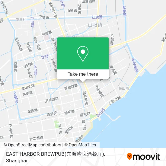 EAST HARBOR BREWPUB(东海湾啤酒餐厅) map