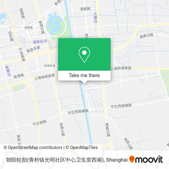朝阳轮胎(青村镇光明社区中心卫生室西南) map
