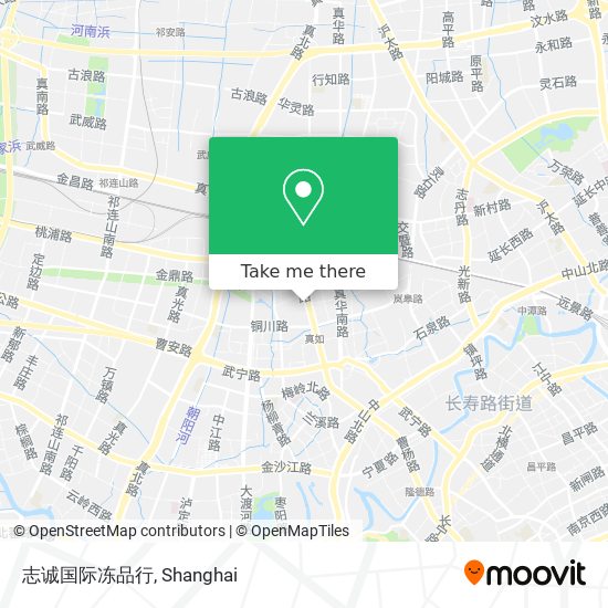 志诚国际冻品行 map