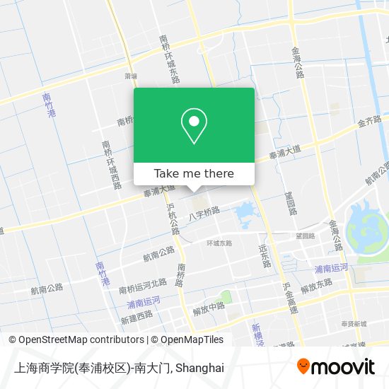 上海商学院(奉浦校区)-南大门 map