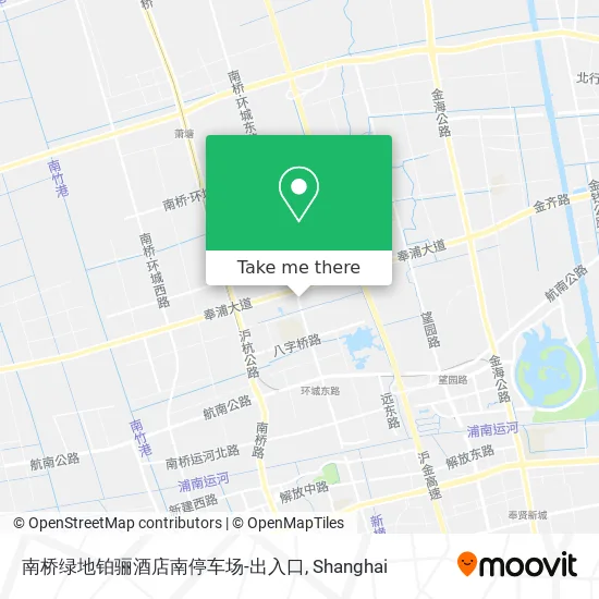 南桥绿地铂骊酒店南停车场-出入口 map