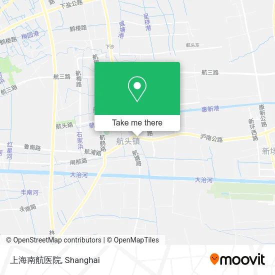 上海南航医院 map