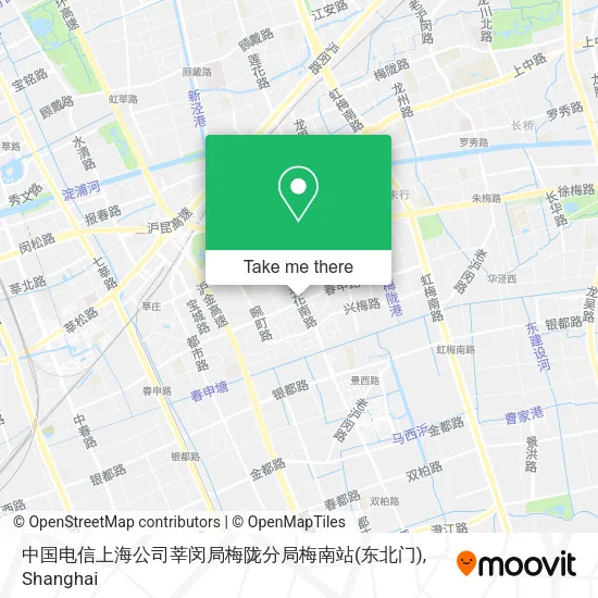 中国电信上海公司莘闵局梅陇分局梅南站(东北门) map