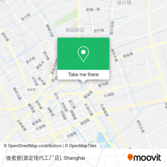 微蜜蜜(嘉定现代工厂店) map