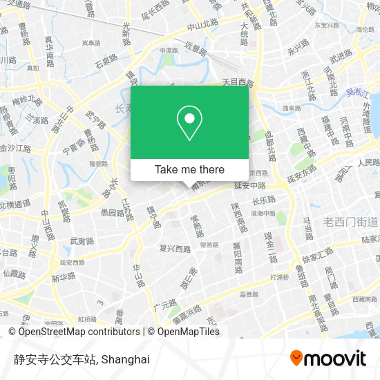 静安寺公交车站 map