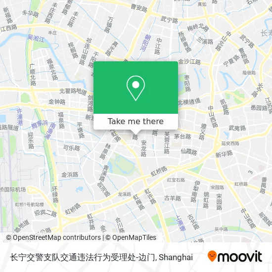 长宁交警支队交通违法行为受理处-边门 map