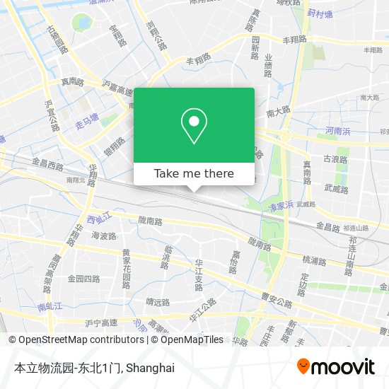 本立物流园-东北1门 map