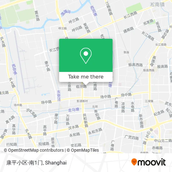 康平小区-南1门 map