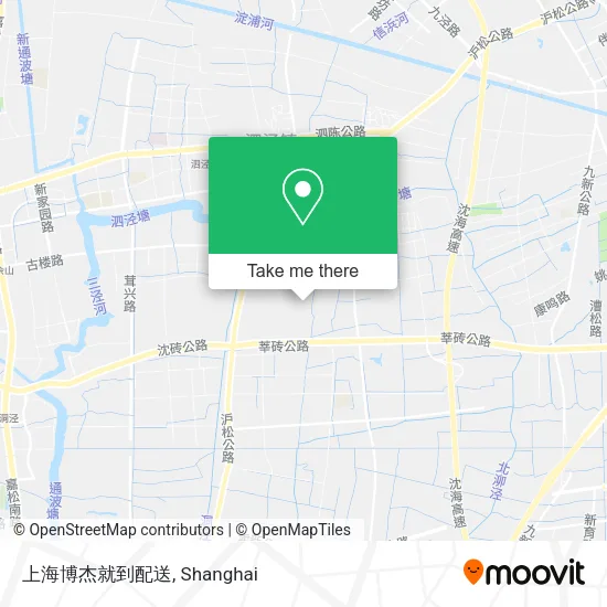 上海博杰就到配送 map