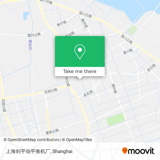 上海剑平动平衡机厂 map