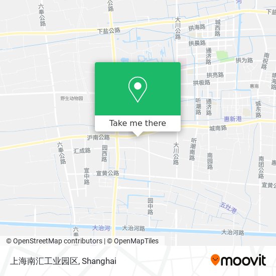 上海南汇工业园区 map
