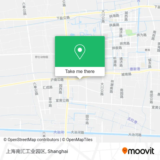 上海南汇工业园区 map