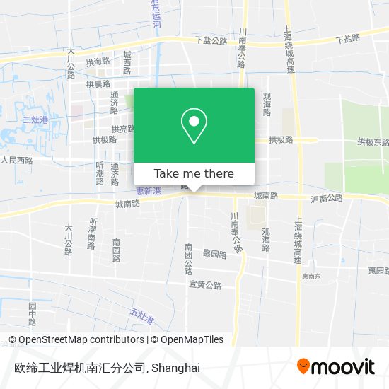 欧缔工业焊机南汇分公司 map