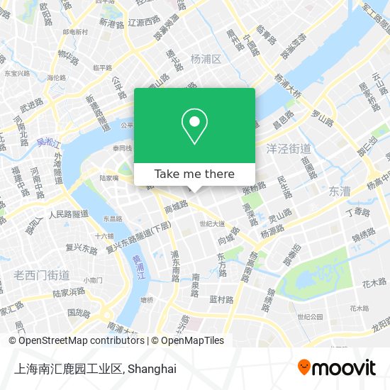 上海南汇鹿园工业区 map