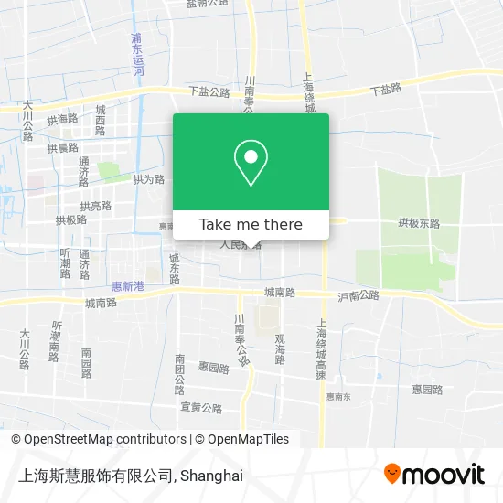 上海斯慧服饰有限公司 map