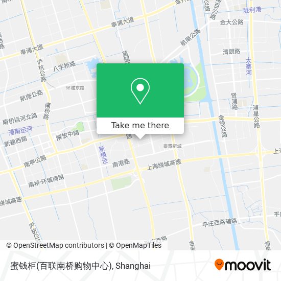 蜜钱柜(百联南桥购物中心) map