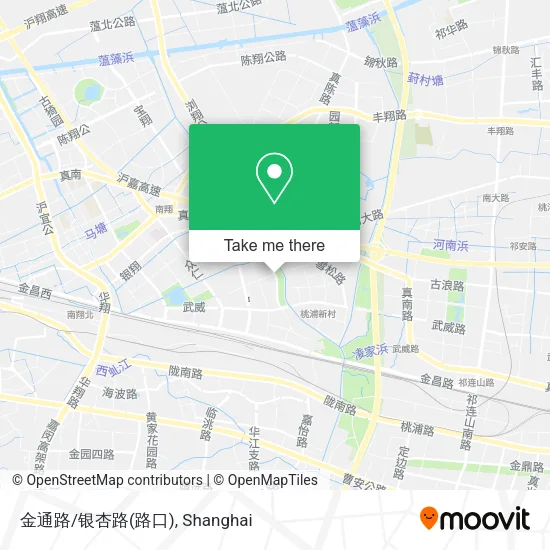 金通路/银杏路(路口) map