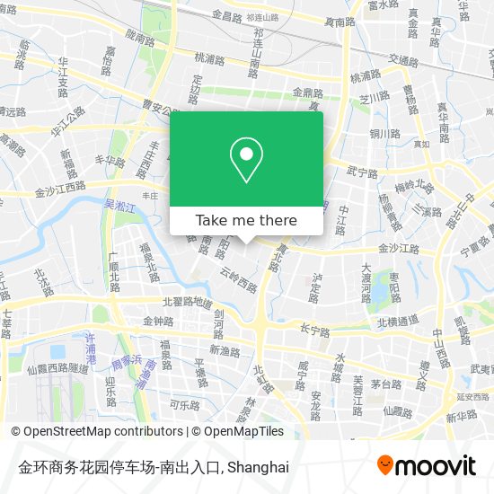 金环商务花园停车场-南出入口 map