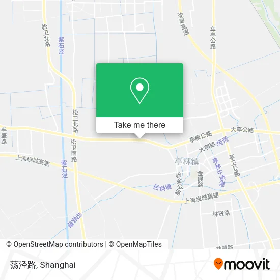 荡泾路 map
