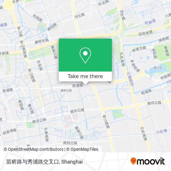 苗桥路与秀浦路交叉口 map