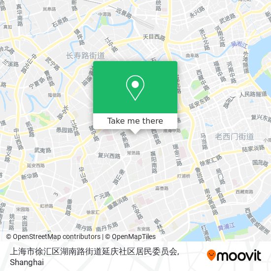 上海市徐汇区湖南路街道延庆社区居民委员会 map