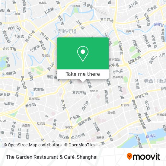 The Garden Restaurant & Café map