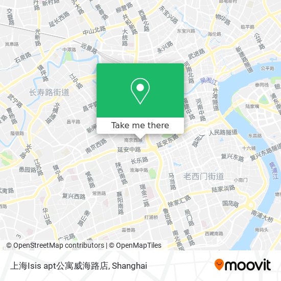 上海Isis apt公寓威海路店 map