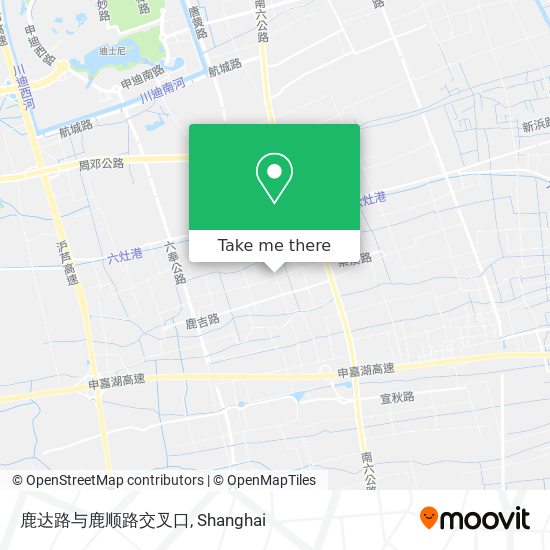 鹿达路与鹿顺路交叉口 map