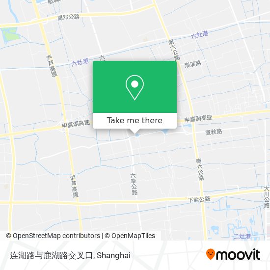 连湖路与鹿湖路交叉口 map