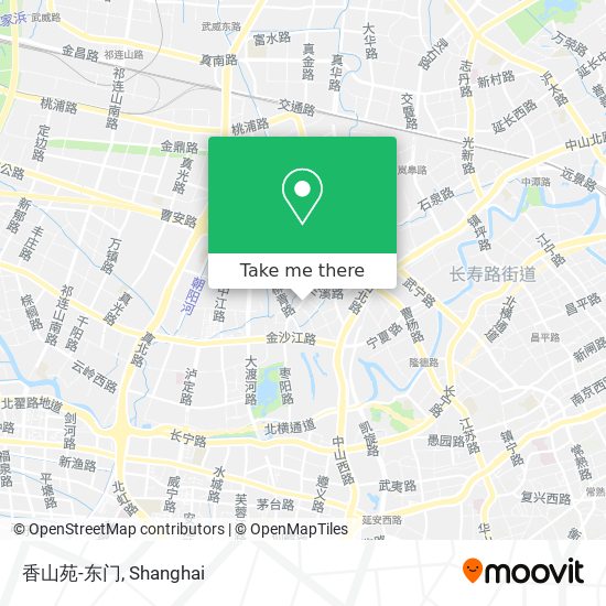 香山苑-东门 map