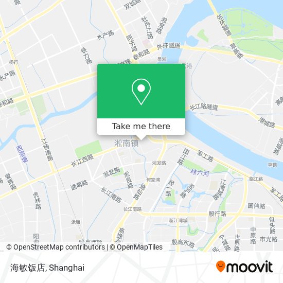 海敏饭店 map