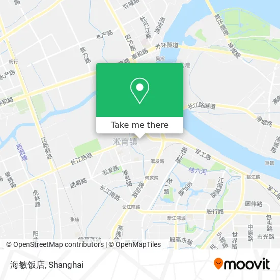 海敏饭店 map