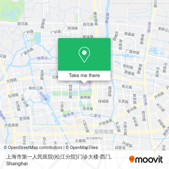 上海市第一人民医院(松江分院)门诊大楼-西门 map