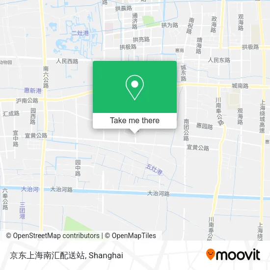 京东上海南汇配送站 map