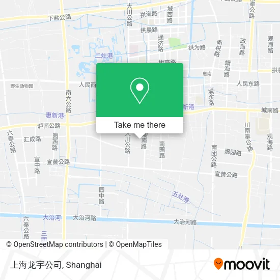 上海龙宇公司 map